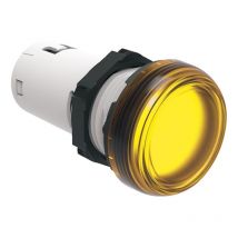Voyant lumineux Lovato monobloc led Jaune led 24V LPMLB5