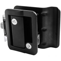 Vr Travel Trailer Entry Door Lock Polar Black Paddle Deadbolt (Verrouillage de porte d'entrée de remorque de voyage) Dpzo