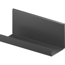 Wandregal Metall Board-3 Ablage für die Wand - Designer Wandablage, Stahl pulverbeschichtet lavagrau - Vauth-sagel