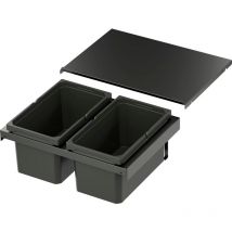 VS ENVI Flex XS-216 Abfalltrennsystem KB 600 mm 2 x 13 Liter Lava
