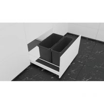 Vs envi Free Abfalltrennsystem kb 400 / Höhe 326 mm Kunststoff Lava