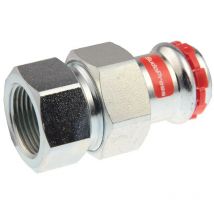 Vsh Sudopress C-stahl Durchgangsverschraubung Ff 18xrp1/2" Typ Sp8330gv, 6561522