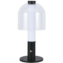 V-tac - Lampe de table led rechargeable usb 2W en métal et verre Touch Dimmable 3in1 - 7988