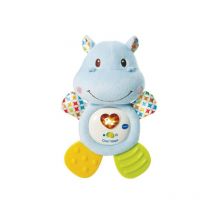 Vtech Baby - Hochet Croc'Hippo - Peluche Texturée Bleue