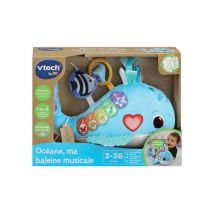 Vtech océane, ma baleine musicale (bouteilles plastiques recyclées)