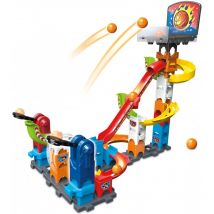 Marble Rush S500 Kit de Basket-Ball interactif avec 41 pièces, 6 MarBalls, Options de Montage polyvalentes, favorise la créativité et la motricité