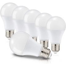 Vtizikl Ampoules Led E27 A60 12w Equivalent À 100w, Culot Edison À Vis, 6000k Blanc Froid, 1150 Lm, 220-240v, Lot De 6, Non-dimmable