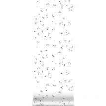 Vliestapete - Punkte/Confetti - Weiß/Schwarz/Gold - 10m x 52cm - Vtwonen