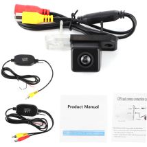 Vue de la voiture Affiche de la caméra Transmetteur sans récepteur ccd Monteur vidéo ajustement pour Mercedesbenz Cclass Eclass CLSClass
