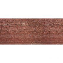 Homemaison - Papier peint brique rouge panoramique Brique 6mlx2.50ml