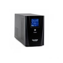 Vultech - UPS1500VA-PURE - gruppo di continuità line interactive con onda sinusoidale pura - lcd - 2 prese - 1 presa IEC13