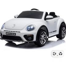 Berghoff - Volkswagen Beetle xl - Voiture Enfants - 12V Batterie - 1 à 6 ans - Blanc