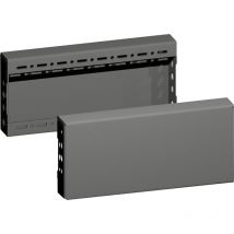 Rittal - vx Sockel-Blende, seitlich, h: 100 mm, für t: 400 mm, Stahlblech 8660031 Inhalt: 1 Set