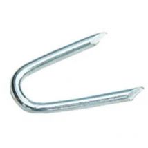 Clou recourbé en forme de u, conduit acier, 23 x 2.4, 540 grammes