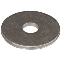 Rondelle plate extra large diamètre 10 mm, 7 pièces.