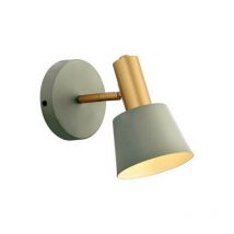 Vyronas Applique E14 Max 25W Gris Fer Vert Or