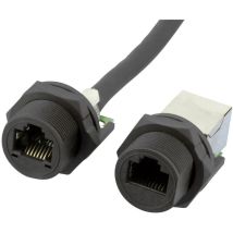 W&p Products - Rj-45 Buchsen Mit Schraubverriegelung Zur Gehäusemontage, Cat 5e, Ip67 W654-1-7-1 Rj
