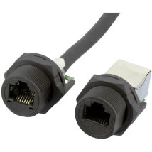W&p Products - Rj-45 Buchsen Mit Schraubverriegelung Zur Gehäusemontage, Cat 5e, Ip67 W654-1-7-1 Rj