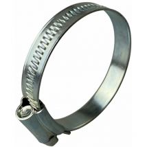 W1 Zinc Plated British Type Hose Clamp 25-35mm x4 - Silver