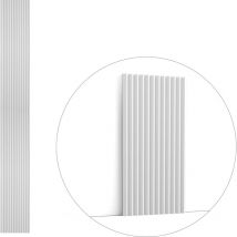 W108 zigzag - Panneau 3D Revêtement Mural Décoratif 3d- 25x1,80cm (l x l x h) Orac Decor Carton complet / 260 cm