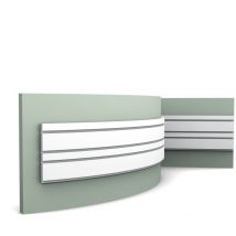 W119F bar mix flexible - Panneau Revêtement Mural Décoratif 3d 200x25x2cm (l x