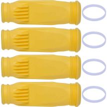 Longziming - W69698 Diaphragm Compatible with Zodiac Baracuda G3 G4 Robot Automatic Pool Bottom Cleaner with W81600 Retaining Ring White (4 Pieces)