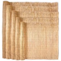 1.8m x 4m Natural Reed Screening, Garden Privacy Screening for Outdoor, Peeled Roll Garden Screen for Sun and Wind Protection, Patio and Privacy
