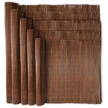 Wadan - 1m X 4m Willow Bulrush Natural Garden Fence Panel Screening Roll Privacy Border Wind & Sun Protection