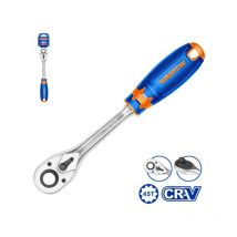Wadfow 1/2 Zoll 45t Schnellspann-ratschenschlüssel, 260 Mm, Cr-v Und Crmo, Zweifarbiger Softgriff