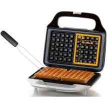 Domo - Waffelautomat xl plus Waffelgabel für 2 grosse Belgische Waffeln