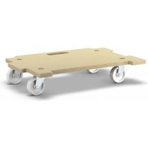 Plateau roulant – 590 x 390 mm – Capacité 250 kg – Ergonomique – Certifié FSC