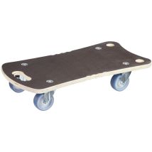 Wagner Carrello Da Trasporto Mm 1342 I 57,5 X 29 Cm - Per Carichi Pesanti I Portata 250 Kg I Impugnature Incassate Ergo I Superficie Antiscivolo I 
