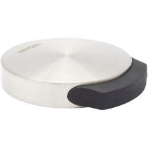 Wagner Fermaporta avvitare o incollare - Diametro ø 50 x 106 x 17 mm i Fermaporta a pavimento i Corpo in zinco pressofuso con effetto inox,