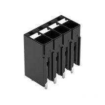 2086-1104 Borne pour circuits imprimés 1.50 mm² Nombre de pôles 4 noir 1 pc(s) X514592 - Wago