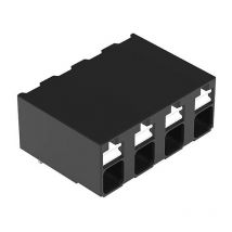 2086-3224/300-000 Borne pour circuits imprimés 1.50 mm² Nombre de pôles 4 noir 1 pc(s) X516352 - Wago
