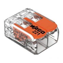 Wago - Borna de conexion rapida 221-412/995-016 4mm, 16 u 221-412/9