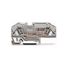 Wago - 282-696 2-Way Fuse Terminal Block 24-10AWG 6mm≤30A - Maintained