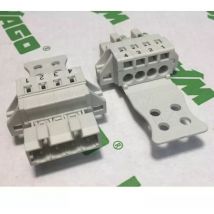 721-604/019-044/033-000 - Conector macho de 4 polos - paso de 5 mm - 4 cables de 2,5 mm - Wago