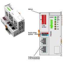 Wago - 750-852 eco ethernet tcpip 10/100MB controller + 2-port 3rd generation switch