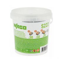 Wago - Bornas de conexión rápida S222 2, 3 y 5 conductores x 100