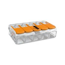 Borne de connexion 5 Voies Boite de 25 (221-415) - Wago