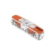 Connecteur de passage avec levier 221-2401, max. 12 awg, couleur du couvercle : blanc - Wago