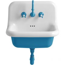 Retro-keramikspüle 60 Cm – True Colors – Blau (azzuro 5012)