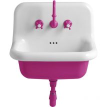 Keramik-schulwaschbecken 60 Cm – True Colors – Fuchsia