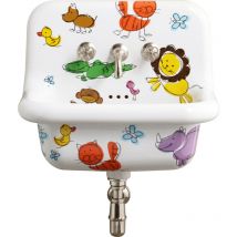 Bleu Provence - Retro-Keramikspüle – 60 cm – True Colors – Kinder – Weiß