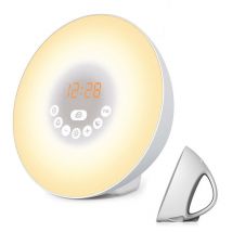 Treetalk - Wake Up Light hf3531/01 – Réveil avec lumière 200 lux, rouge 10,6 x 18,1 x 18,1 cm rouge [Classe énergétique f]