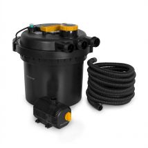Waldbeck - Aquaklar Set de filtration à pression Clarificateur uv-c 11W Débit 2300