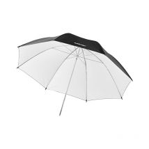 Walimex Pro - Parapluie réflecteur (84 cm), couleur blanc/noir