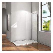 Walk In 200cm Parete Doccia In Vetro Da 8mm Temperato Trasparente Anticalcare Larga 120cm