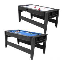 Walker & Simpson Petroni 6ft Combo Pool and Hockey Table with Black Body